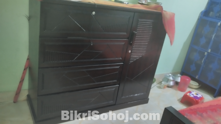 খাট+ ওয়ারড্রপ